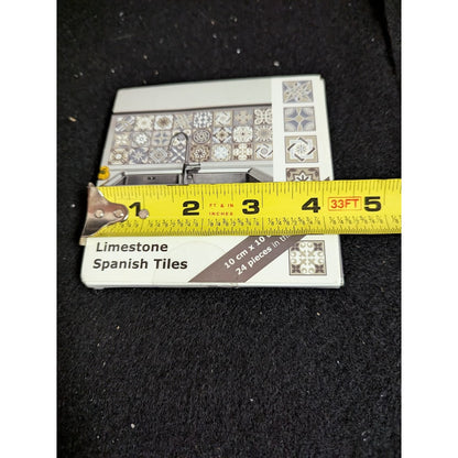 WT1002 Limestone Spanish Peel Stick Tiles Walplus 24 pcs
