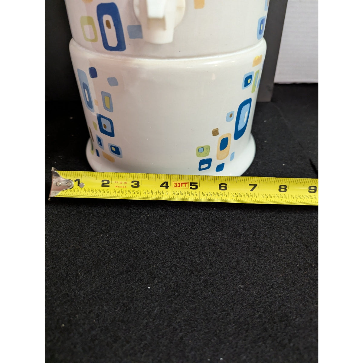 DesignPac Mid Century Modern Geometric Ceramic Beverage Dispenser