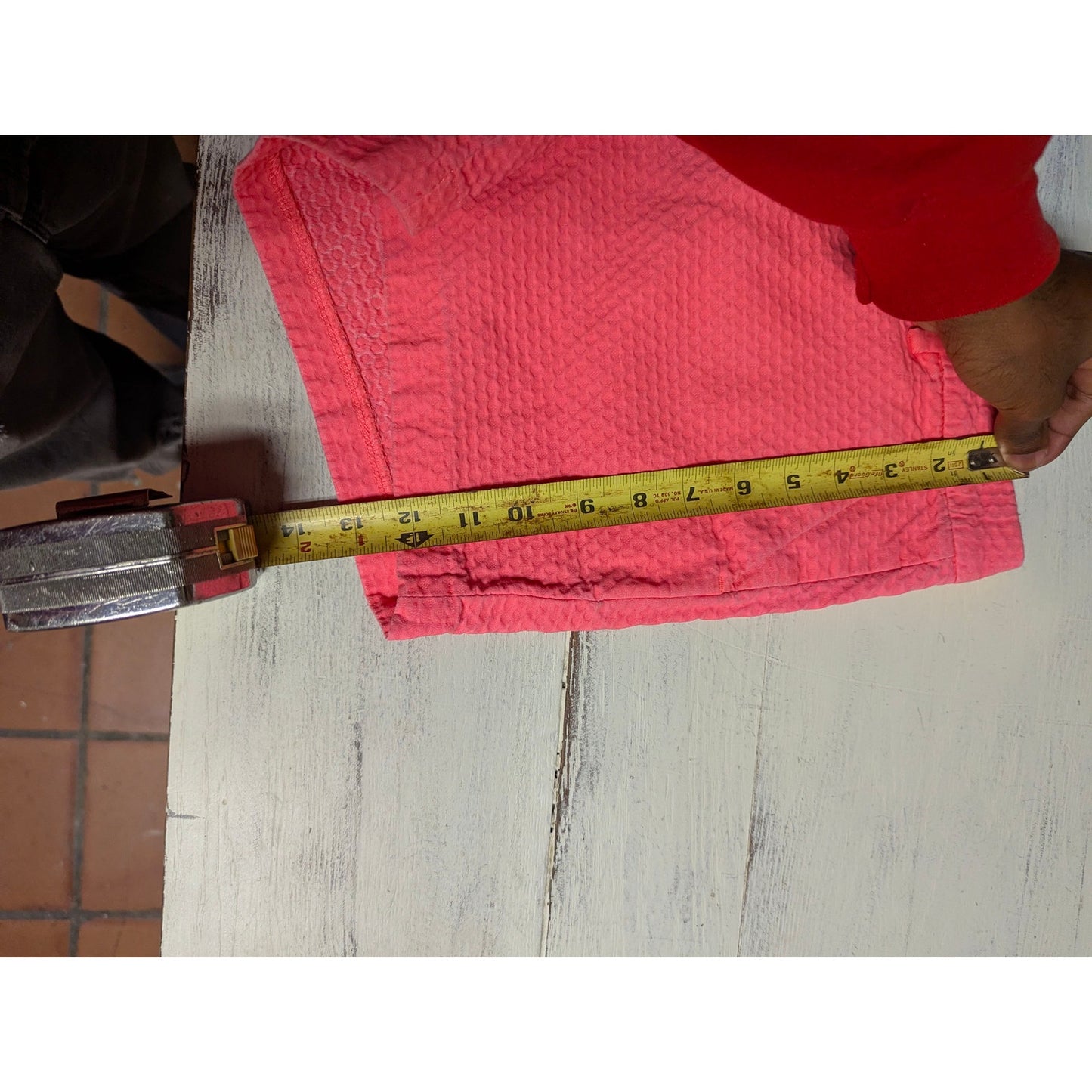 Lilly Pulitzer Pink Seersucker Buttercup Shorts 6 Preppy Resort Classic Summer