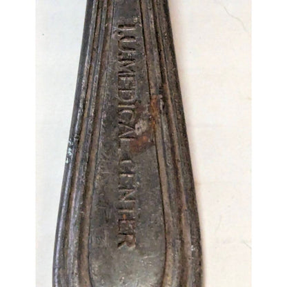 Vintage I.U. Medical Center Teaspoon Collectible Indiana University Flatware