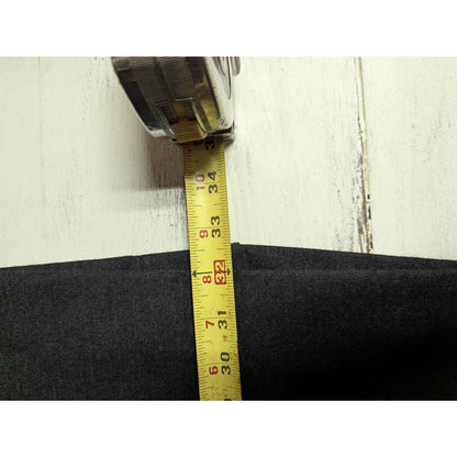 Vintage Talbots Charcoal Gray Worsted Wool Midi Skirt 4P Quiet Luxury 90s pencil