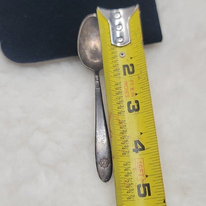 Vintage Diplomat Hotel Hollywood Silver Plate Flatware Spoon Crest Logo Teaspoon