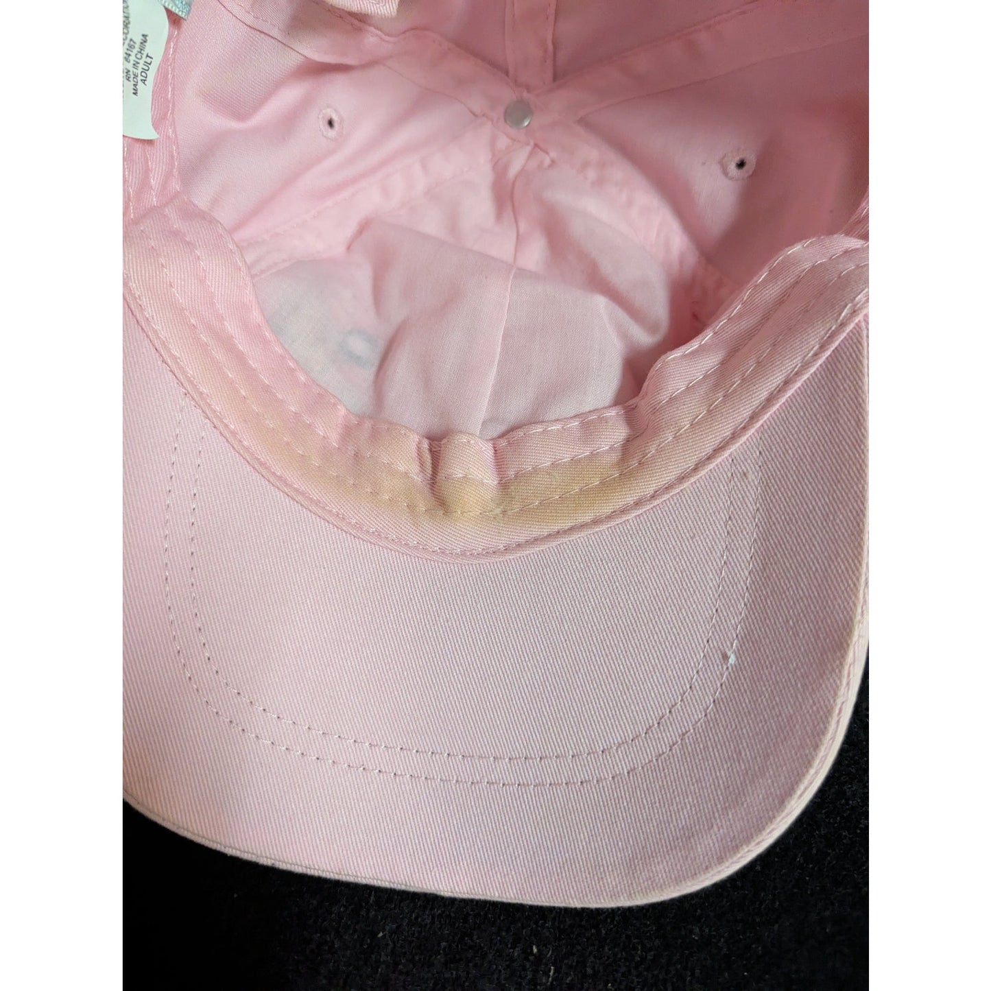 Disney Parks Pink Minnie Mouse Rhinestone M Baseball Cap Hat Walt Disney World