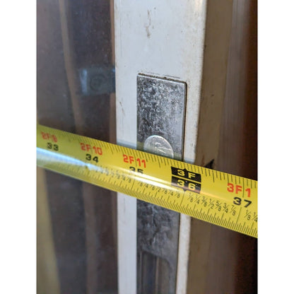 Secondhand Sandies: 36" x 80" 2 glass doors sliding NO FRAME perfect for greenhouse