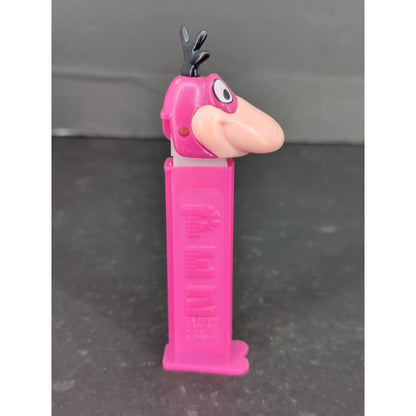 Vintage 1992 Dino The Flintstones PEZ Dispenser Pink Stem Made in Slovenia