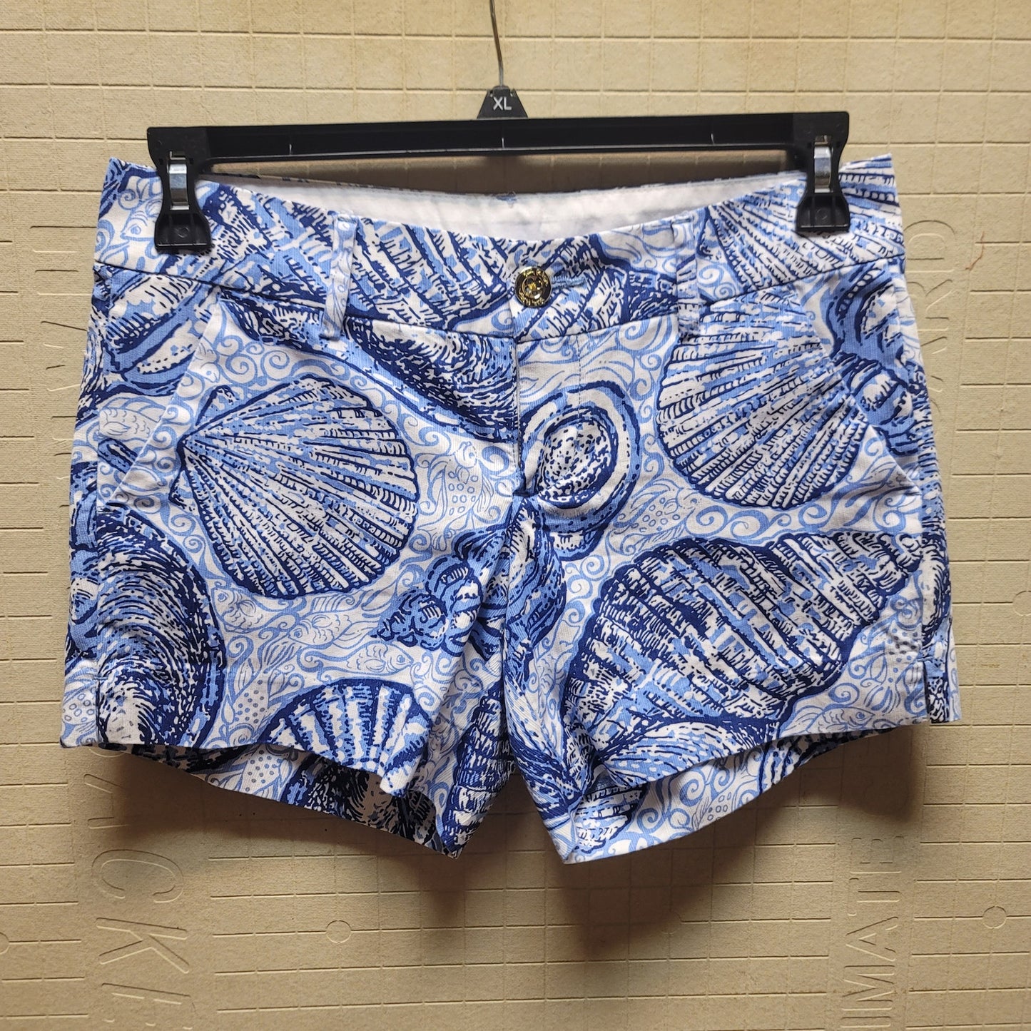 Lilly Pulitzer NEW Callahan shorts blue peri Pop Up Stuffed Shells $64