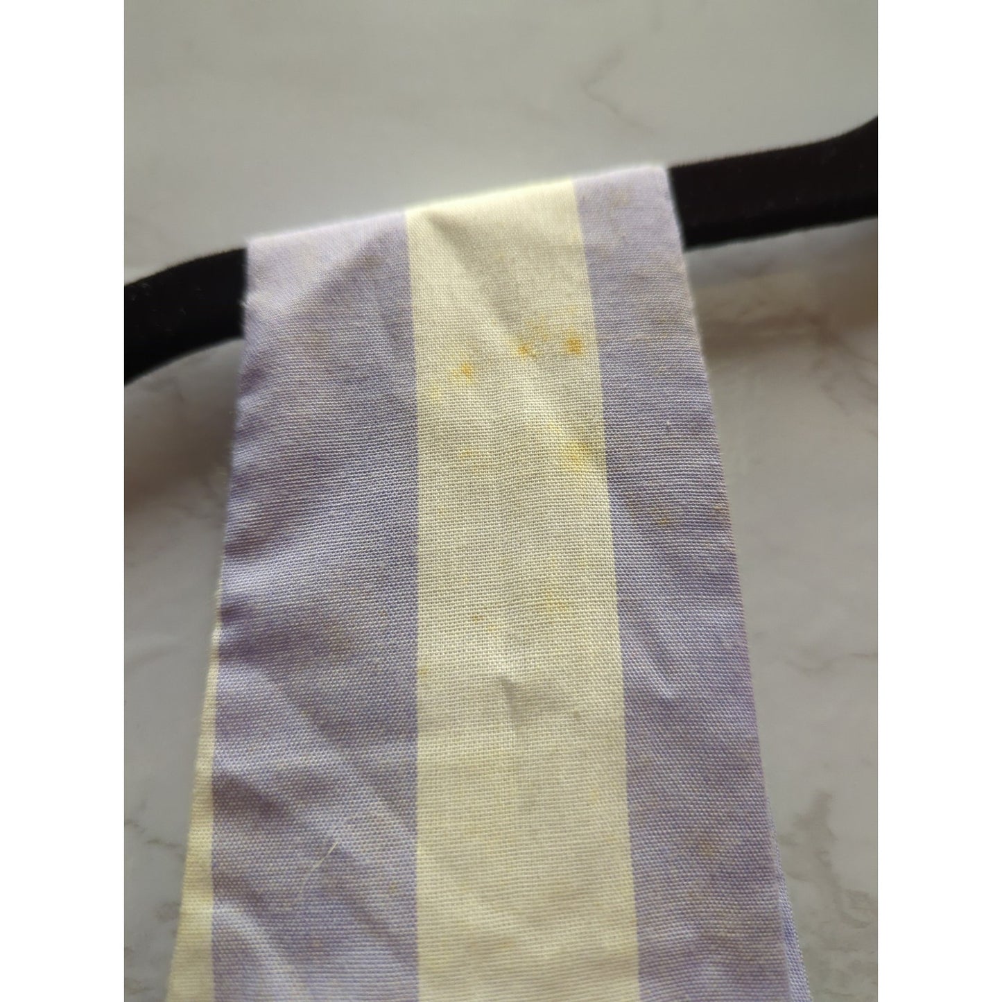 Altogether Vintage square Neck purple white striped dress sleeveless Medium