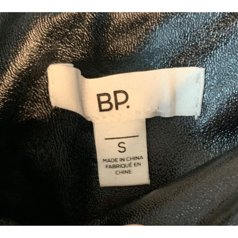 BP Faux Leather High Rise Skinny Leggings Pants Size Small in Black NWT