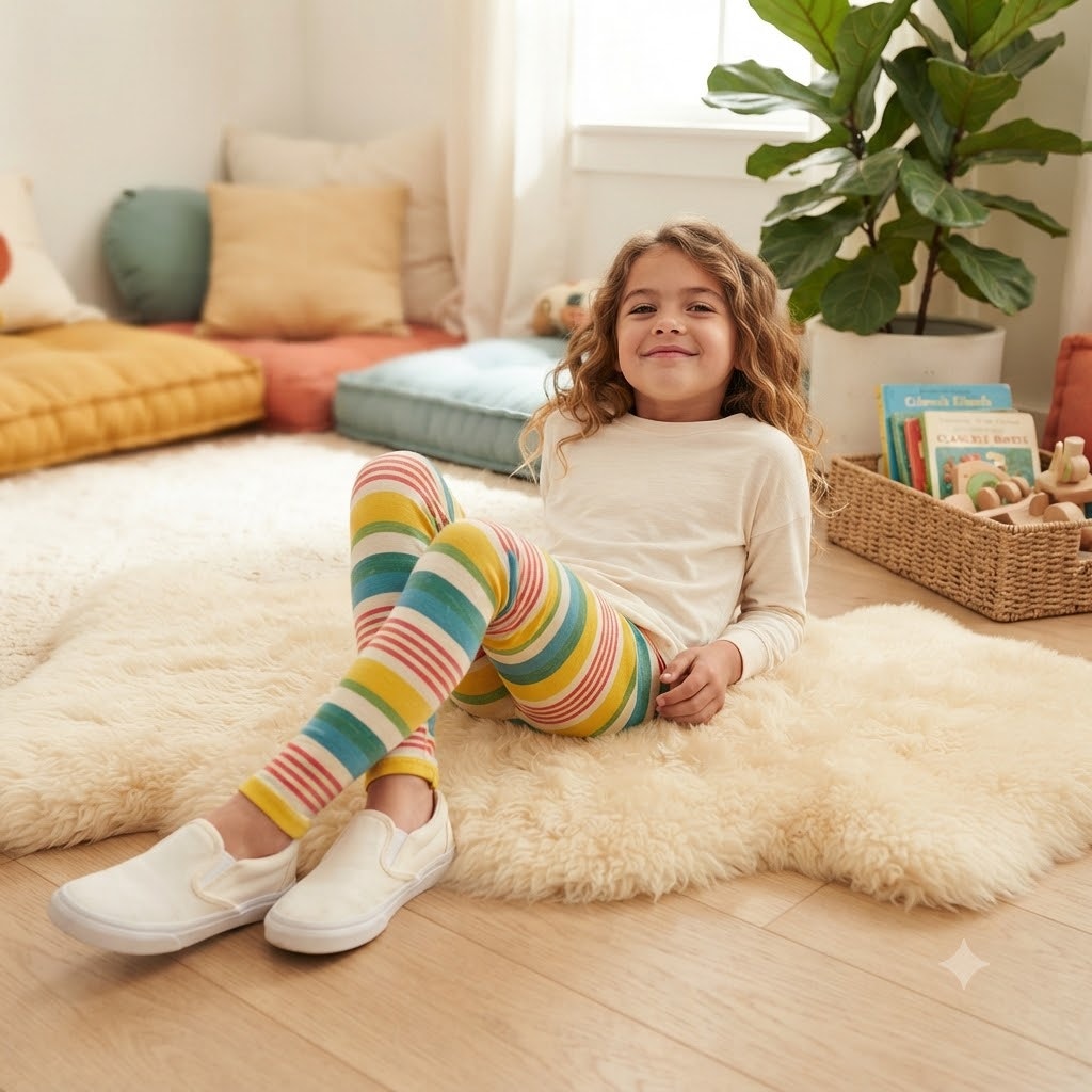 Tucker + Tate Kids Rainbow Stripe Pajama Pants Size 5 NWT