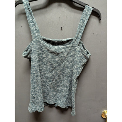 Bobeau gray Knit Tank Top Small NEW Ribbed Marled Sleeveless Layering Casual