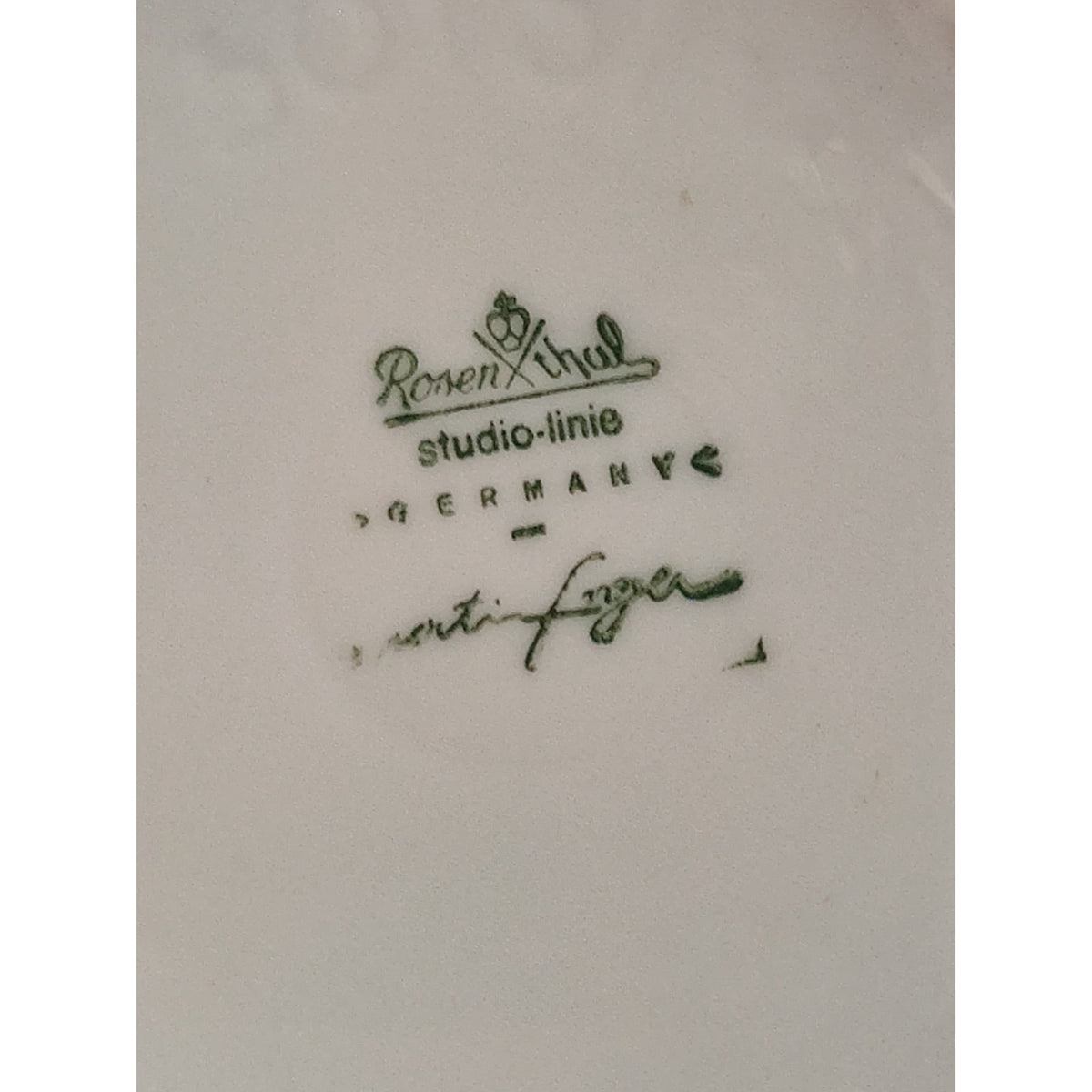 Vintage Rosenthal Studio-Line Germany White Bisque Porcelain Vase Tapio Wirkkala