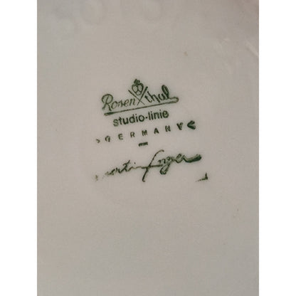Vintage Rosenthal Studio-Line Germany White Bisque Porcelain Vase Tapio Wirkkala