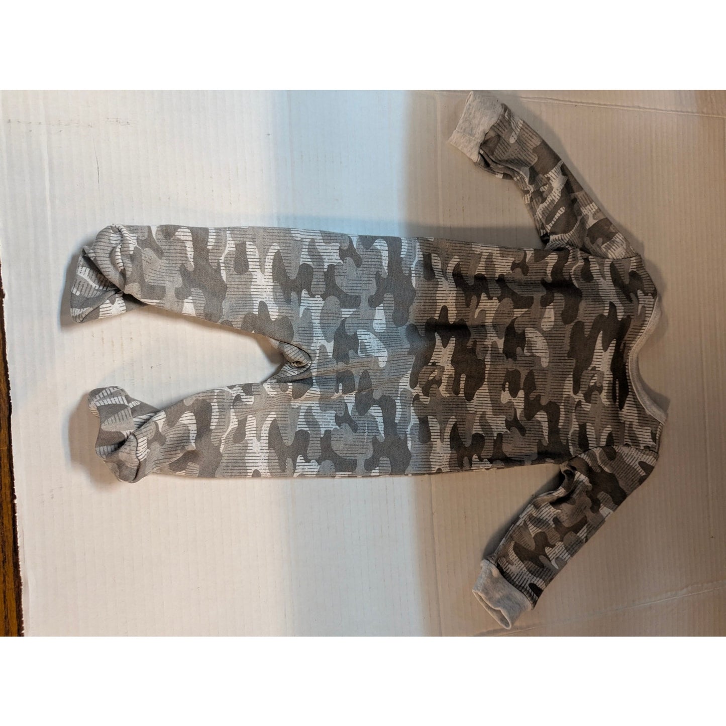 Cotton Candy Baby Camo Print Footed Sleeper 0-3 Months