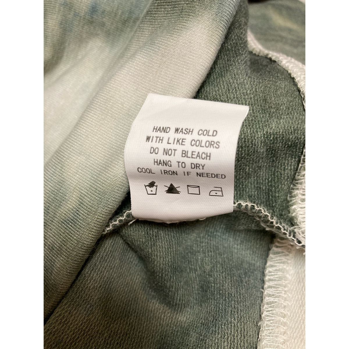Melloday Womens Hoodie Sweatshirt Medium Olive Green Tie Dye NEW Pocket Hipster