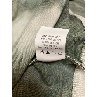 Melloday Womens Hoodie Sweatshirt Medium Olive Green Tie Dye NEW Pocket Hipster