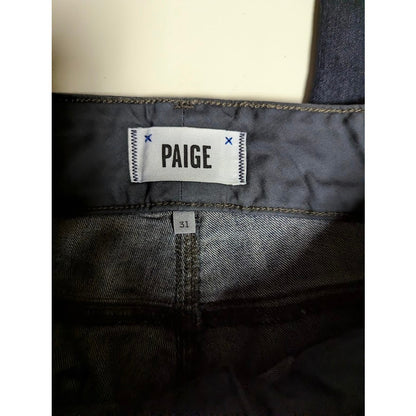 Paige Denim Federal Slim Straight Leg Jeans Dark Wash 32 x 31 Premium