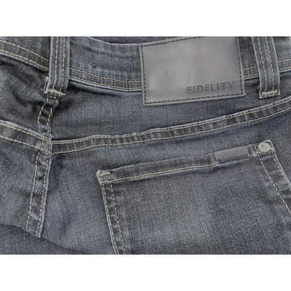 Fidelity Denim Jimmy Slim Straight Leg Jeans 34x31 Empirical Blue NWT USA Made