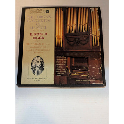 Handel Organ Concertos Nos. 1-6 E. Power Biggs Columbia 6-Eye Mono Box Set