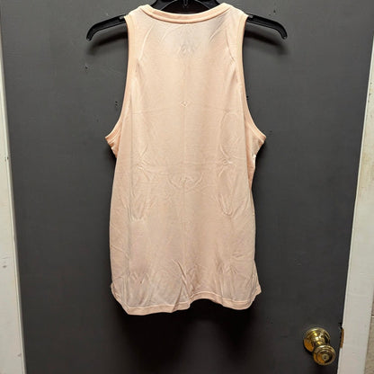 Nike Dri-FIT Tank Top Medium Peach Activewear Performance Sleeveless Shirt