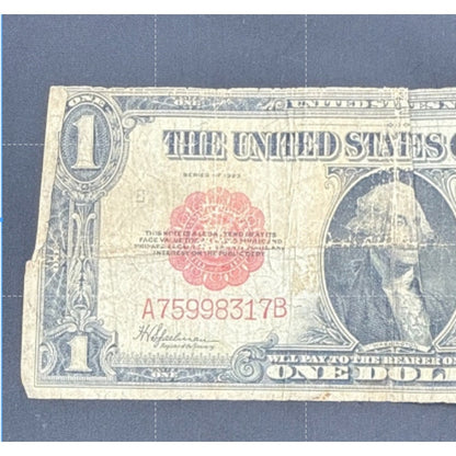 Paper Currency Bank Note USA Paper Money $1 Series 1923 Ungraded Large Bill