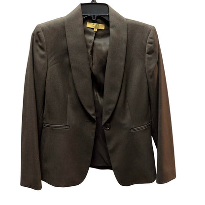 VTG. Alex Marie Brown Herringbone Blazer Corporate Core Academic Size 4P Jacket
