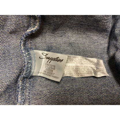 Supplies by UnionBay Men's Classic Denim Jacket 2X/XXL Moonbeam Blue NEW Relaxed