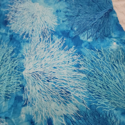 Hilo Hattie Hawaiian Blue Tie Dye Halter Dress Size Medium Resortwear Vacation