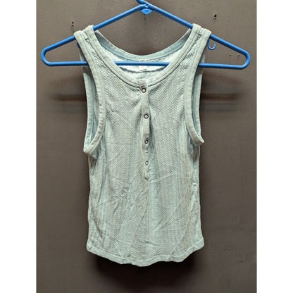 BP. Size Small Light Blue Tank Top Shirt Henley Snap Neck NEW casual