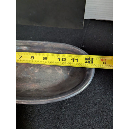 Vintage Military Reed & Barton Silverplate USN Oval Serving Dish