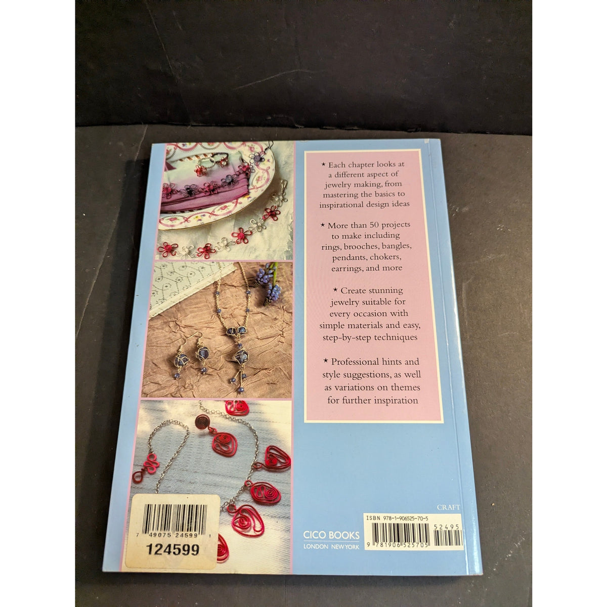 The Complete Guide to Wire & Beaded Jewelry by Linda Jones Softcover Craft Book