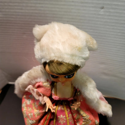 Vintage Bradley "Big Eye" Doll - Winter Elegance Collection Rare Collectible