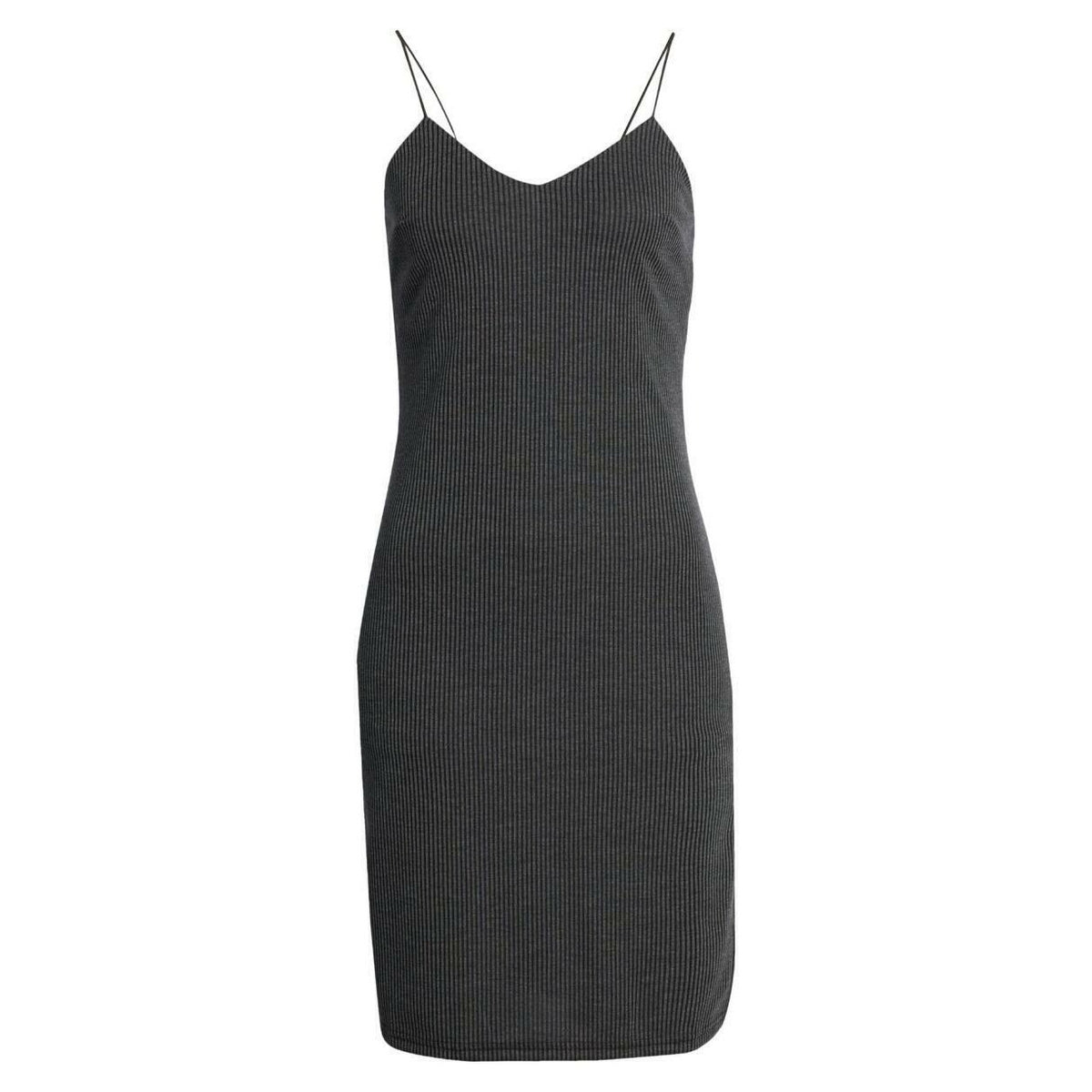 Lira Otis Rib Spaghetti Strap Knit Tank Dress Size Small in Gray NWT