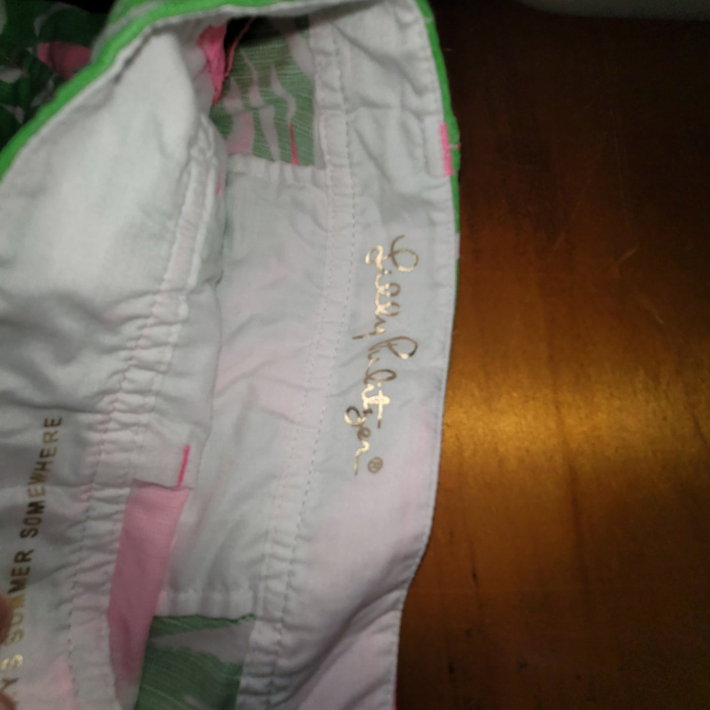 Lilly Pulitzer Callahan Shorts Size 16 Pink Pout Flamenco Green Pink Pineapples