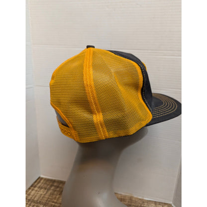 Vintage In-Fisherman Bumblebee Black Gold Mesh Trucker Snapback Hat Kproducts