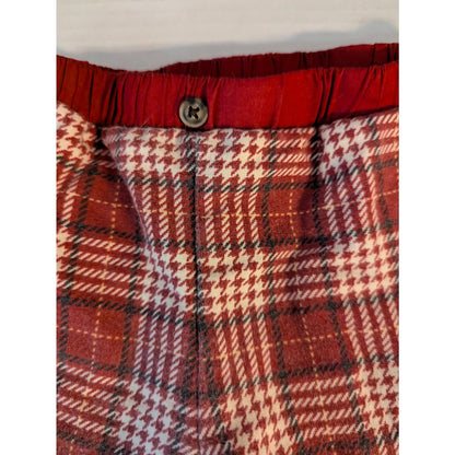 Carter's Baby Boys Red Plaid Flannel Pants Size 12 Months