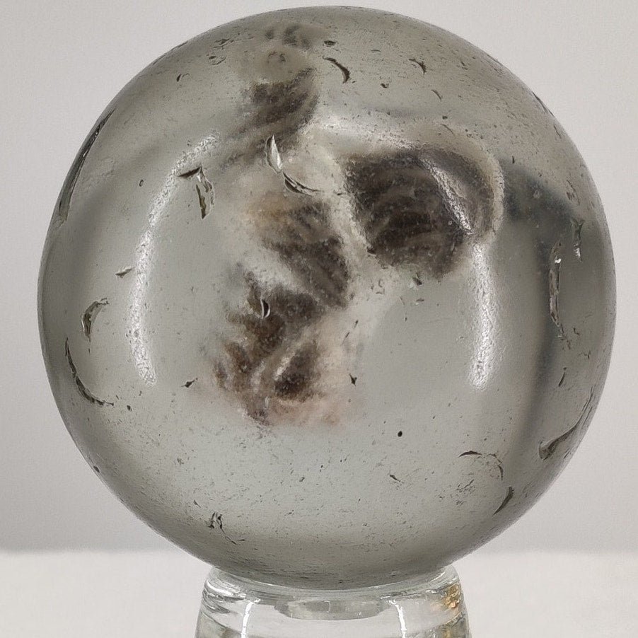 Antique German Handmade Rooster Sulfide Glass Marble Mammoth Giant Shooter 2"