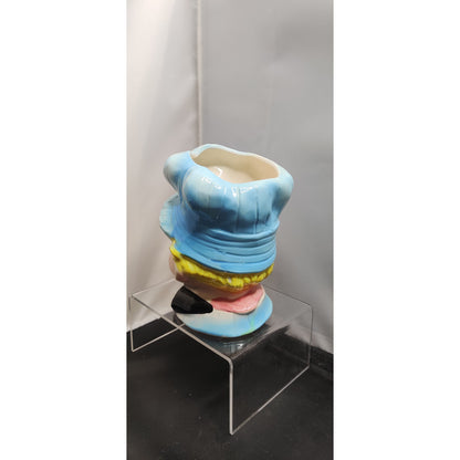 Vintage Blue Chef Hat Child Head Vase Planter Kitschy Ceramic EO Brody A-1541
