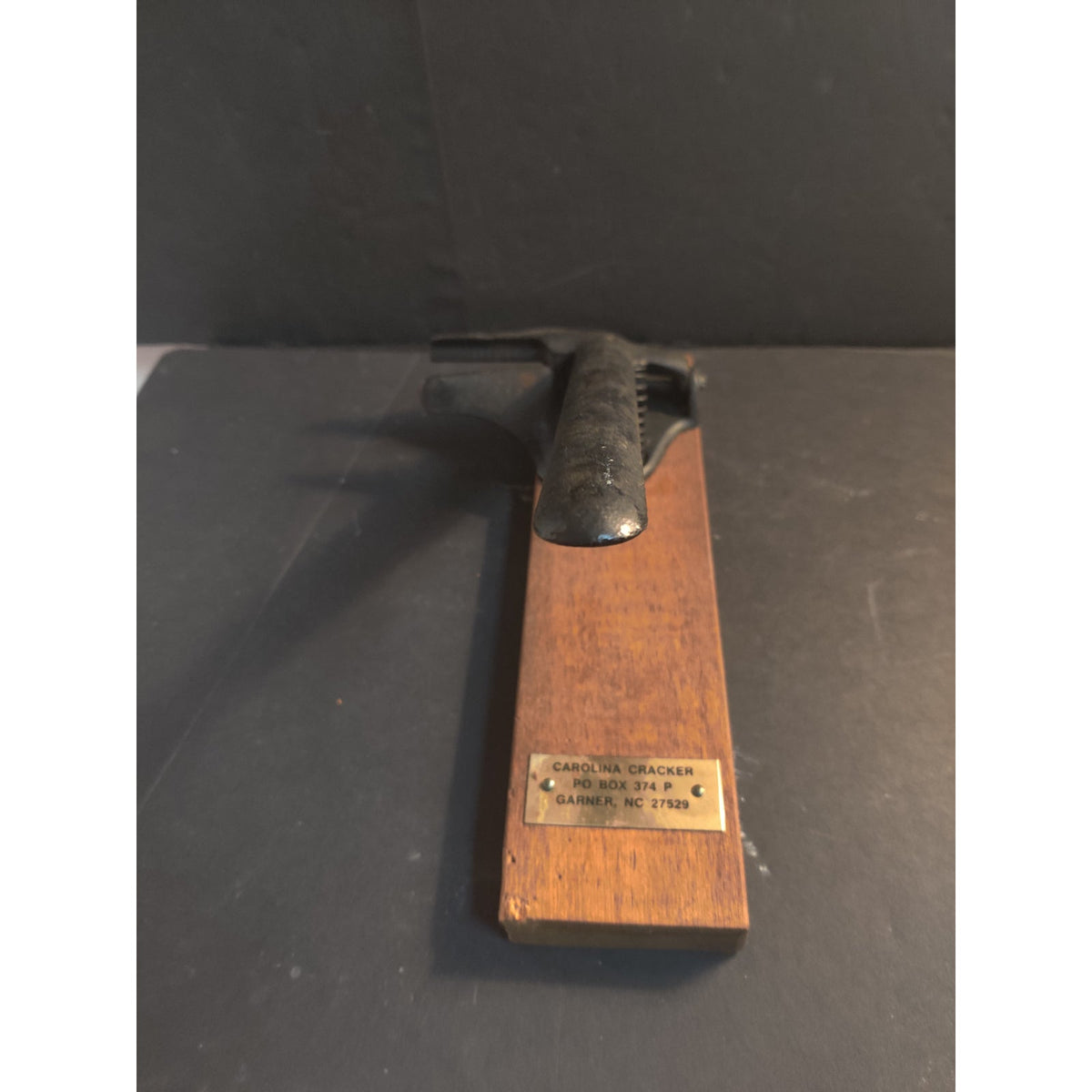 Vintage Carolina Cracker Heavy Duty Cast Iron Wood Nutcracker Farmhouse Rustic