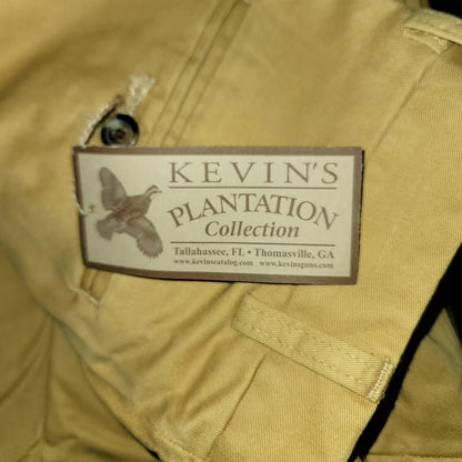 Cotton Twill Suede Pocket trim gold 28" x 38"  Kevin's Plantation $110