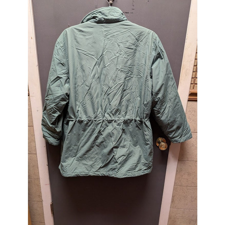 Vintage Lands' End Polartec Squall Jacket Sage Green Parka Men’s XL