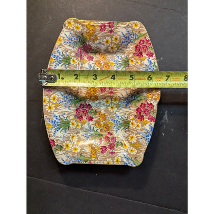 Vintage Royal Winton "Marguerite" Chintz Porcelain Serving Tray / Dish