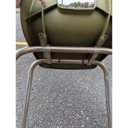 Secondhand Sandies: Artcobell avocado green Vintage kids chair school 4 available PRICED individuallyD