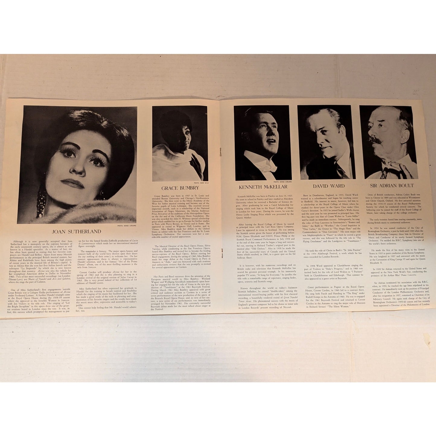 Handel Messiah Joan Sutherland Adrian Boult FFSS OSA 1329 Stereo 3-LP Box Set