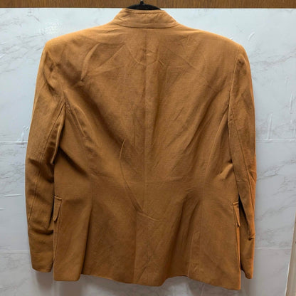 Jones New York Camel Silk Linen Blend Blazer Jacket Corporate Career 4