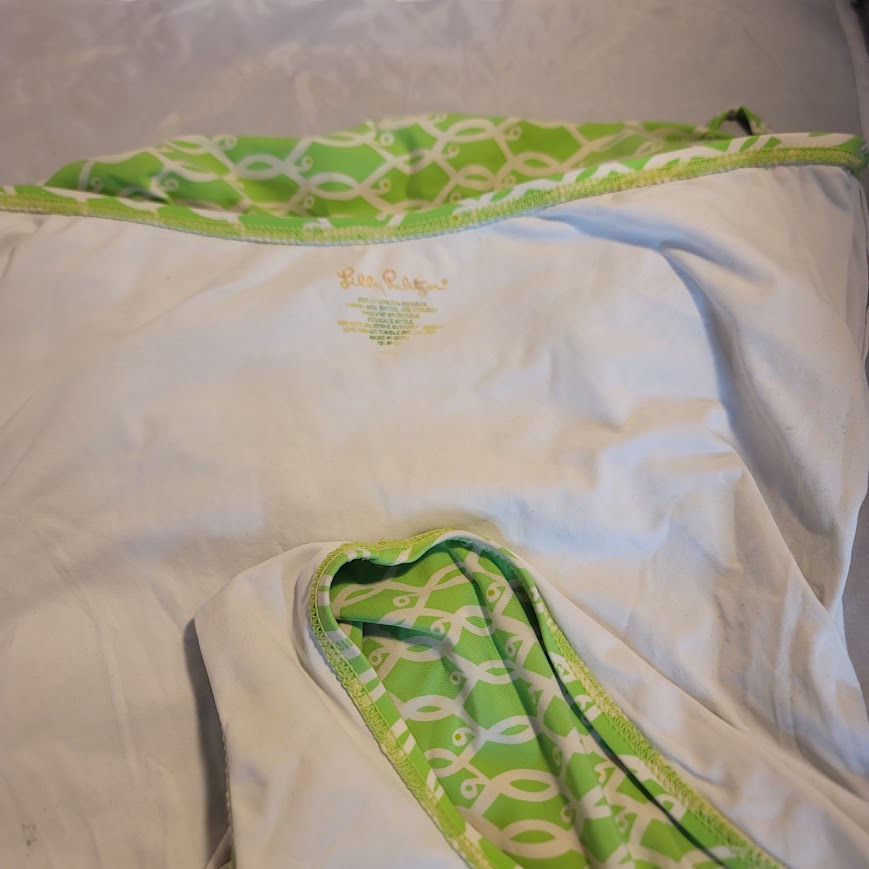 Lilly Pulitzer Size xl Stowaway Ore Fish Stick Rita 1 pc. Swimsuit Bathing