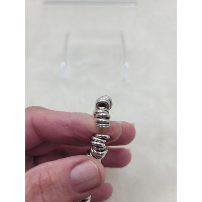 Links of London Sterling Silver Sweetie Bracelet 925 Heavy Y2K