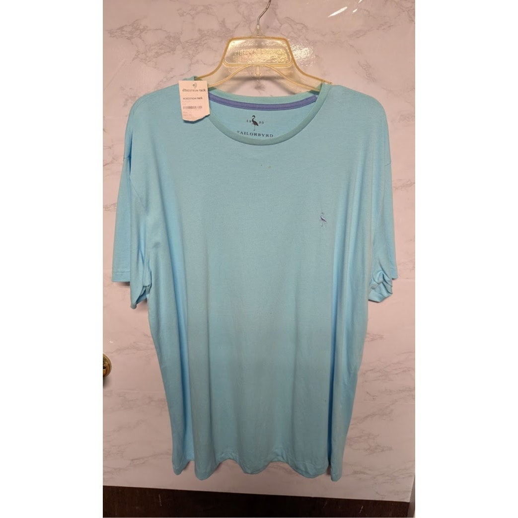 TailorByrd 1930 NEW Blue short sleeve tee shirt T-shirt cotton Mens Casual