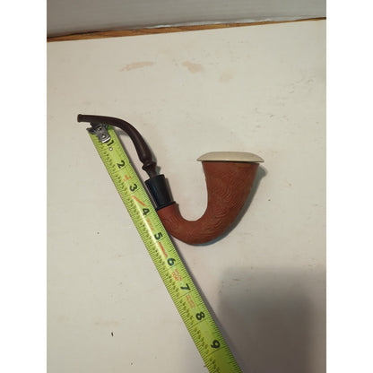 CALABASH pipe block Meershaum Bowl Carved Gourd Body  2 1/4" Top