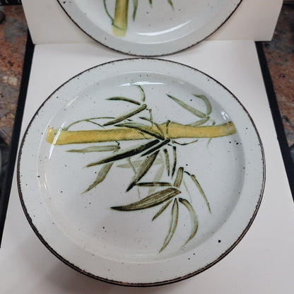 Rangoon Stonehenge Midwinter MCM service for FOUR plate bowl saucer cup bread