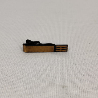Hickok MCM Brass Tie Clip Mid Century Modern Dapper Gentleman